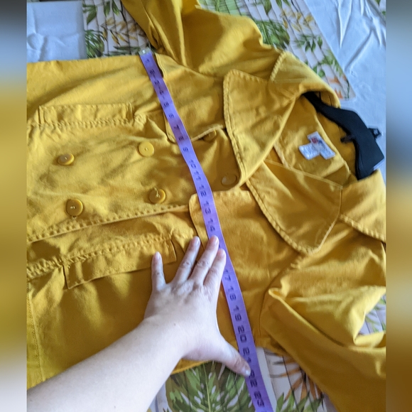 PIPER & BLUE Cropped Trench Coat - Picture 13 of 14